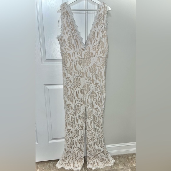 Lulus Pants - Lulus Lace Jumpsuit